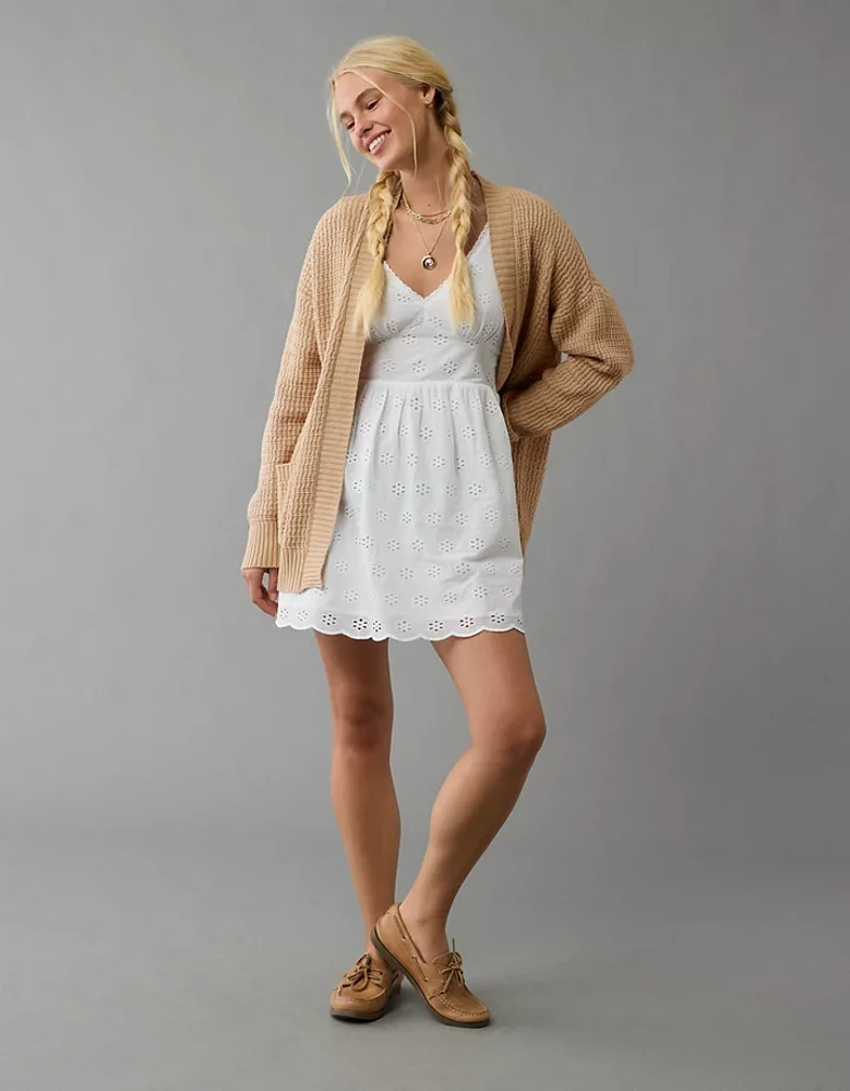 Cardigan ouvert en tricot AE