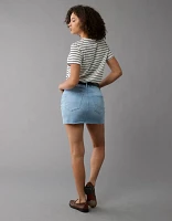 Minijupe en rondeur à taille haute denim Next Level AE