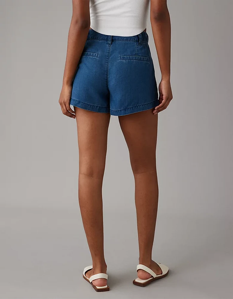 Short long doux à taille haute AE