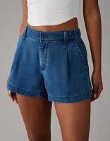 Short long doux à taille haute AE