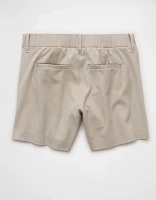AE 6" Stretch High-Waisted Pleated Trouser Short