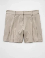 AE 6" Stretch High-Waisted Pleated Trouser Short
