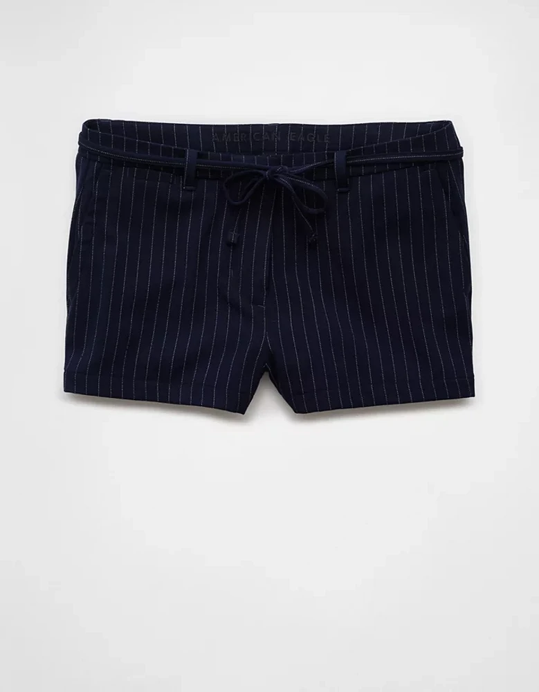 Mini short à taille basse extensible AE