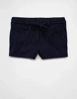 Mini short à taille basse extensible AE