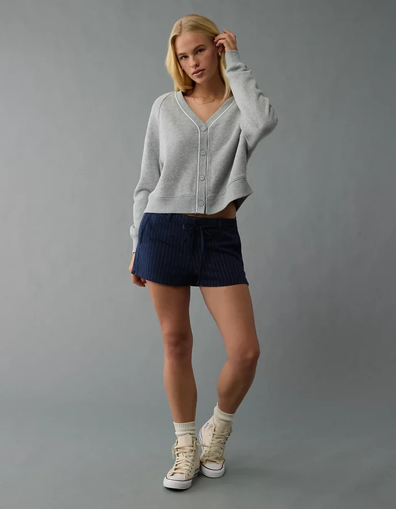 Mini short à taille basse extensible AE