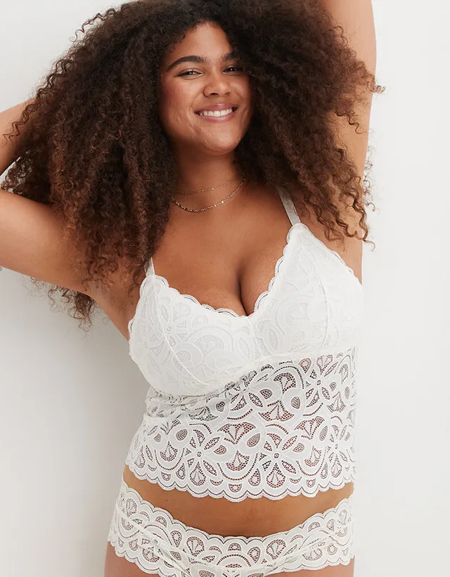 Aerie Show Off Rooftop Garden Lace Cami Bralette