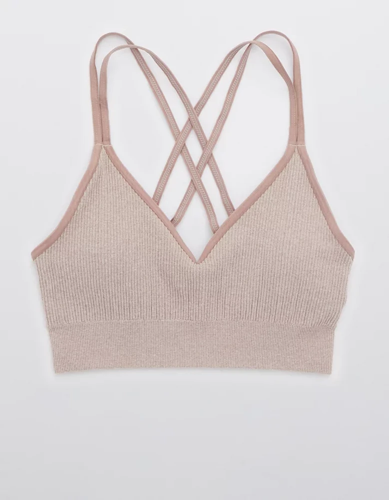 Aerie Seamless Strappy Padded Bralette