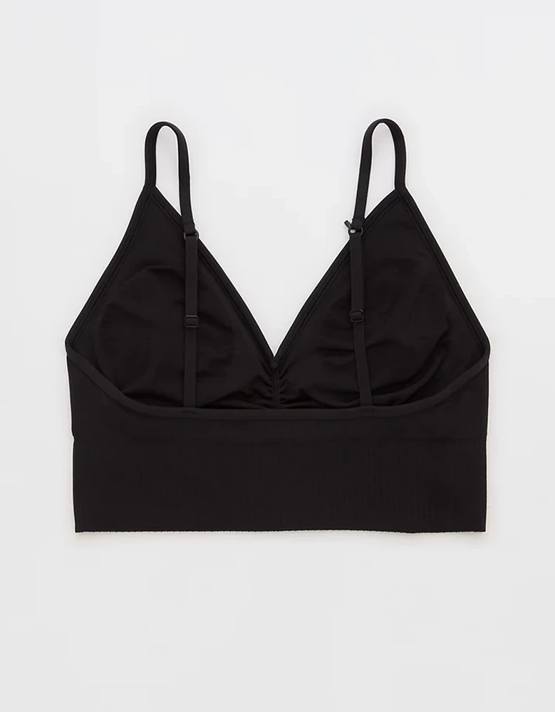 Superchill Seamless Mix Ruched Bralette