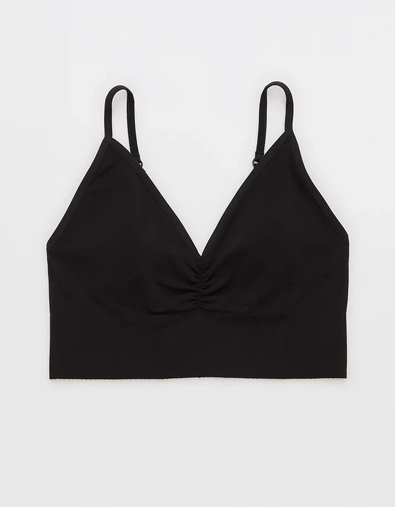 Superchill Seamless Mix Ruched Bralette