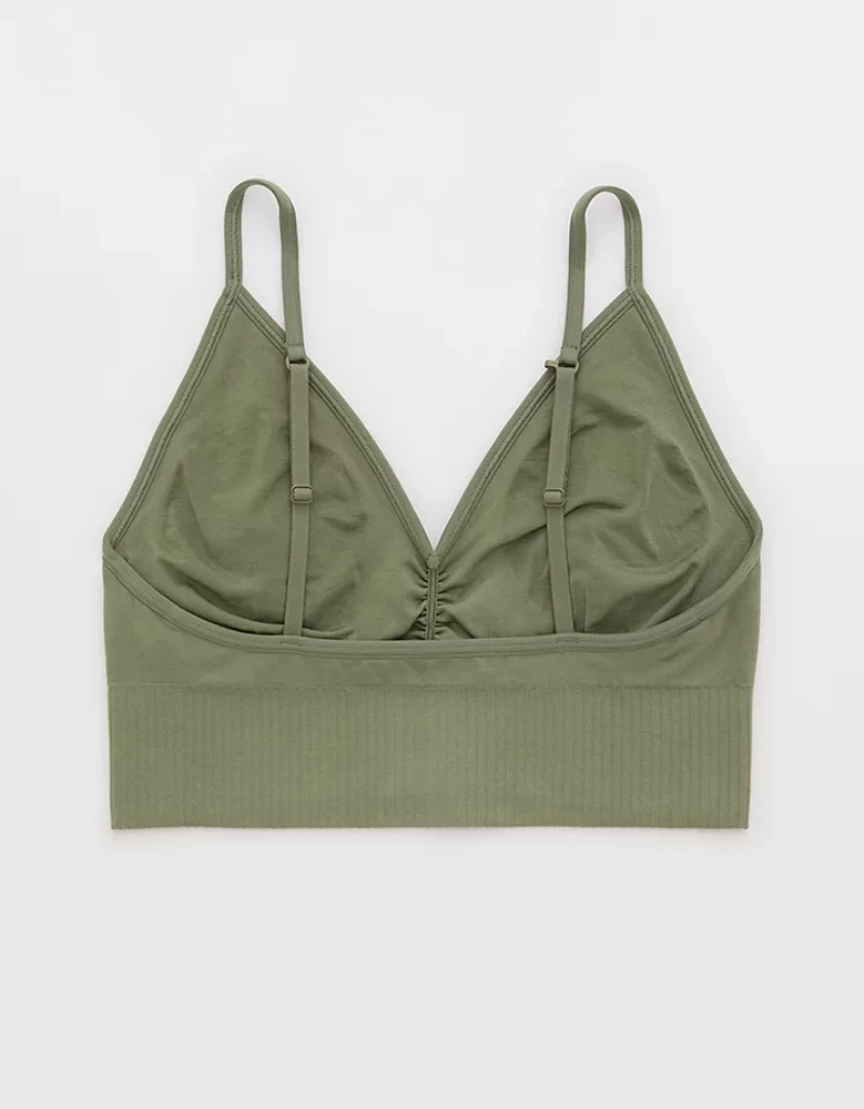 Superchill Seamless Mix Ruched Bralette