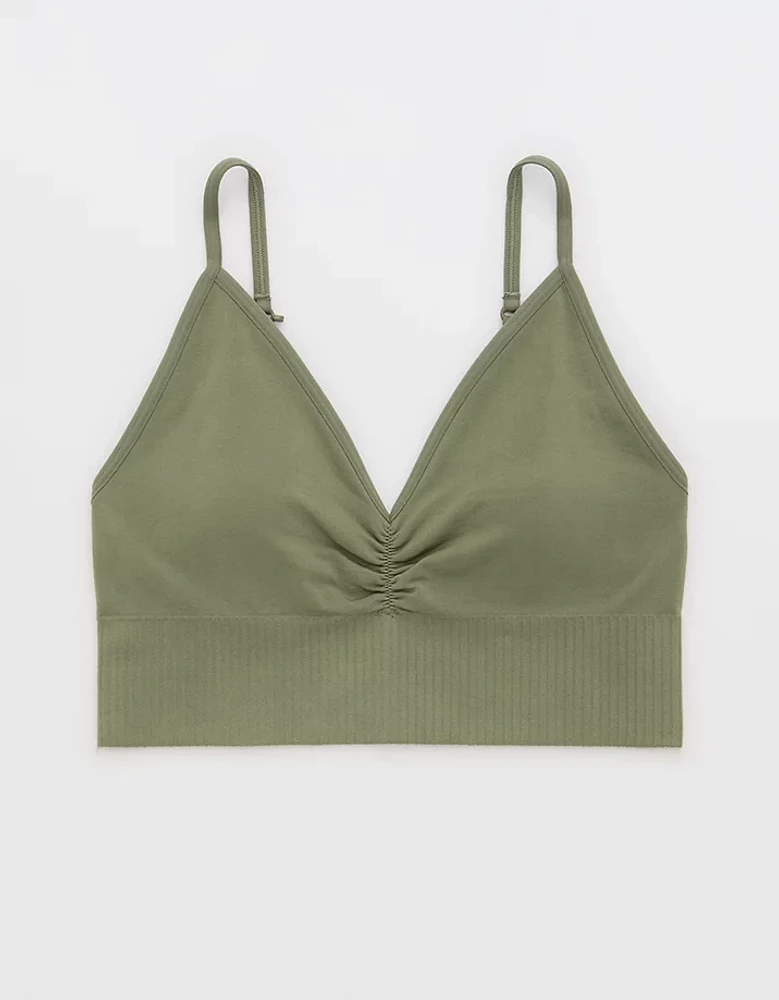 Superchill Seamless Mix Ruched Bralette