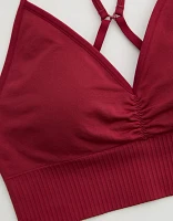 Superchill Seamless Mix Ruched Bralette