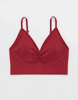 Superchill Seamless Mix Ruched Bralette