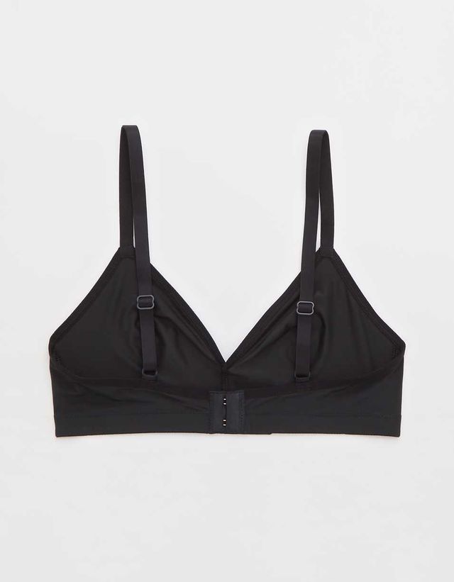 SMOOTHEZ Microfiber String Bikini Underwear Women's True Black L