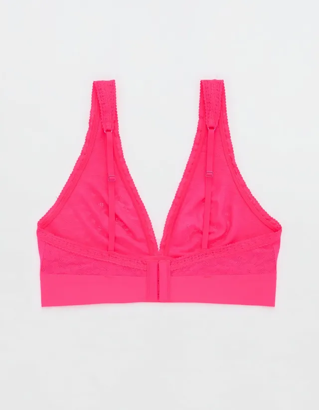 Aerie SMOOTHEZ Lace Plunge Bralette