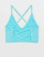 Superchill Seamless Strappy Back Bra Top