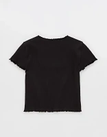 Superchill Seamless Ruffle Bra Top