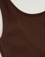 Superchill Seamless Rib Scoop Bodysuit