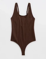 Superchill Seamless Rib Scoop Bodysuit