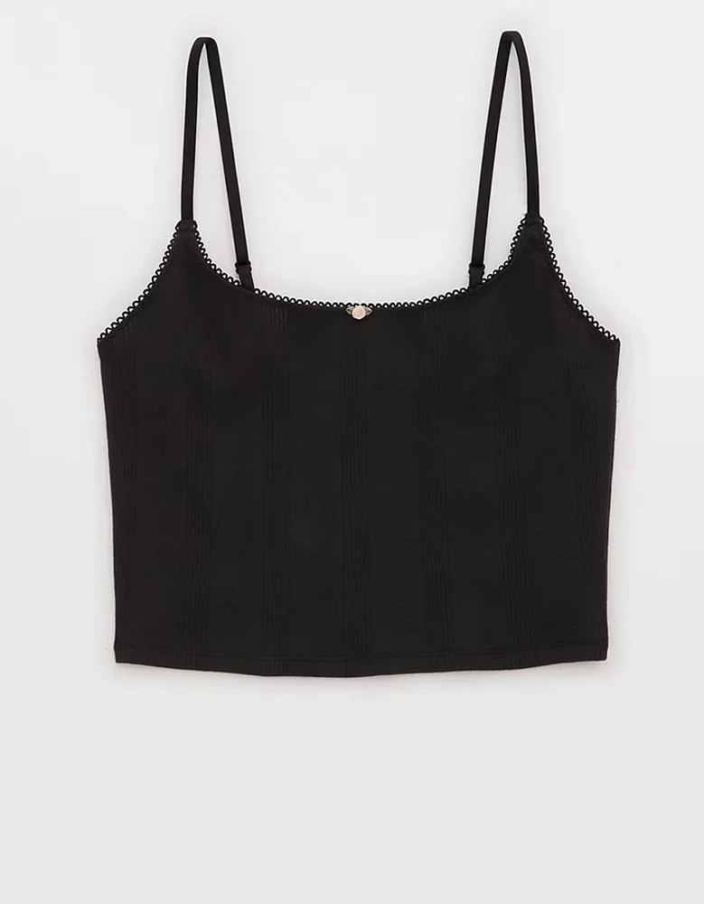 Superchill Pointelle Bra Top