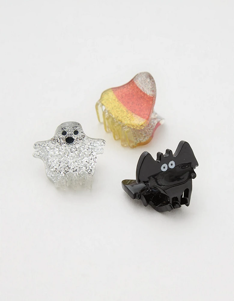 Aerie Halloween Mini Claw Clip 3-Pack