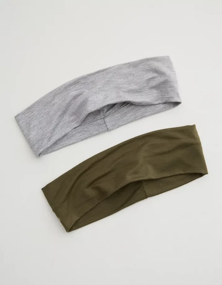 Aerie Jersey Headband 2-Pack