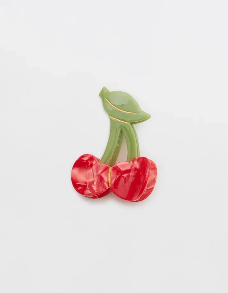 Aerie Cherry Claw Clip