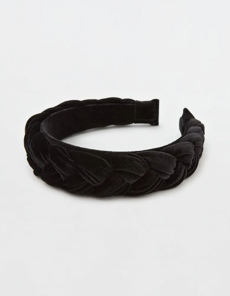 Aerie Braided Velvet Headband