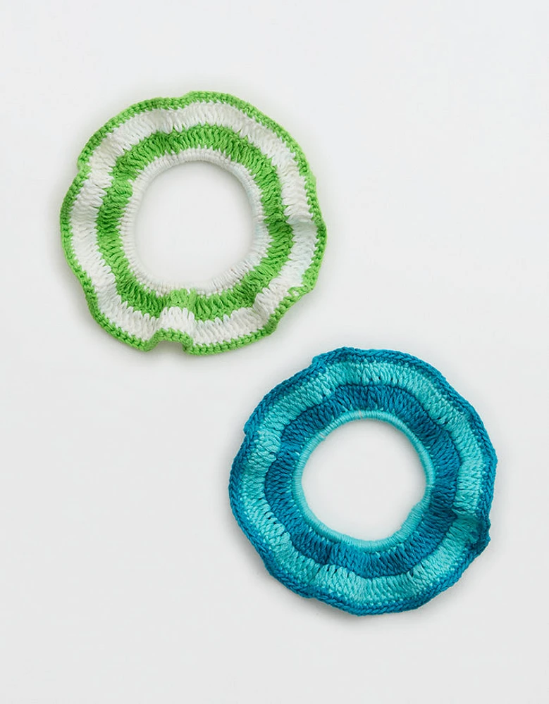 Aerie Crochet Scrunchie 2-Pack