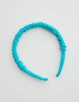 Aerie Scrunched Shine Rib Swim Headband