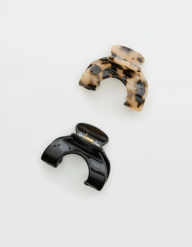 Aerie Cut Out Claw Clip 2-Pack