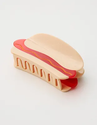 Jenny Lemons Hot Dog Hair Claw Clip