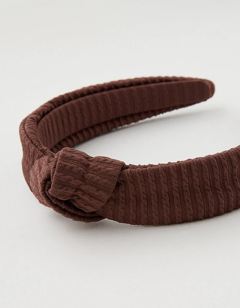 Aerie Crinkle Top Knot Headband