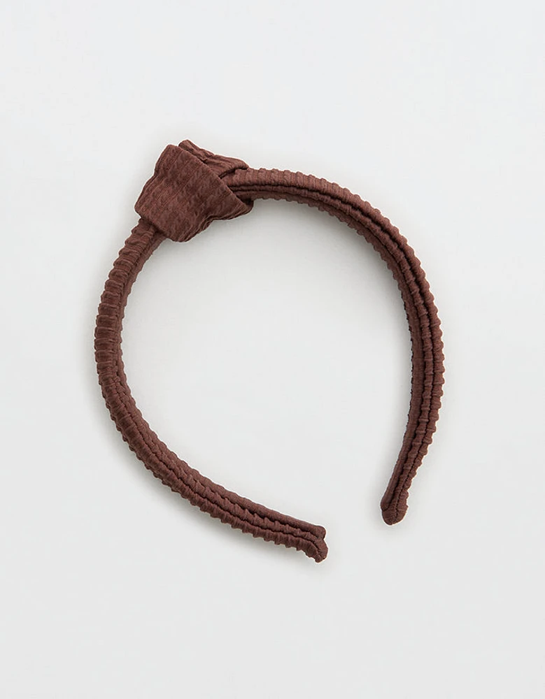 Aerie Crinkle Top Knot Headband