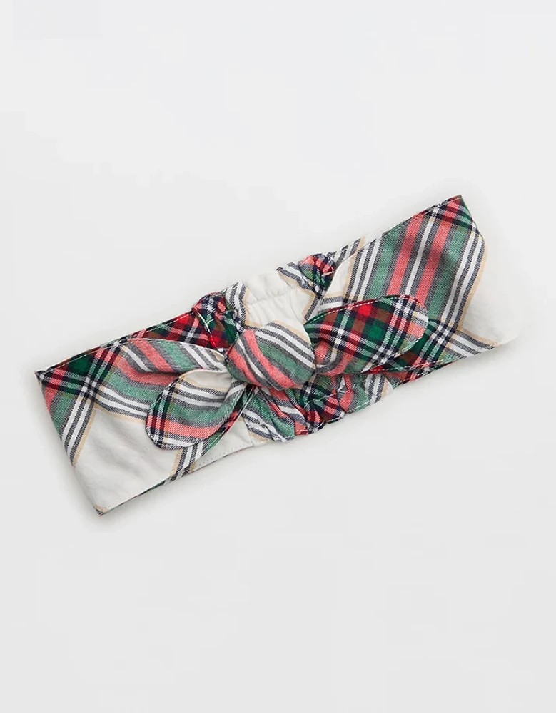 Aerie Flannel Bow Headband