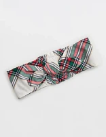 Aerie Flannel Bow Headband