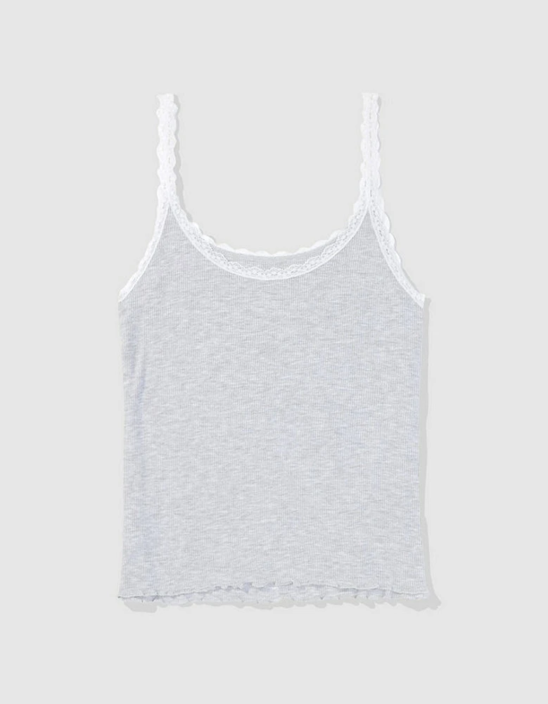 Aerie Real Soft® Lace Trim Tank