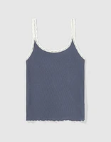 Aerie Real Soft® Lace Trim Tank