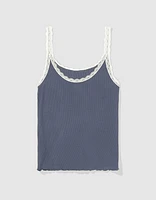 Aerie Real Soft® Lace Trim Tank