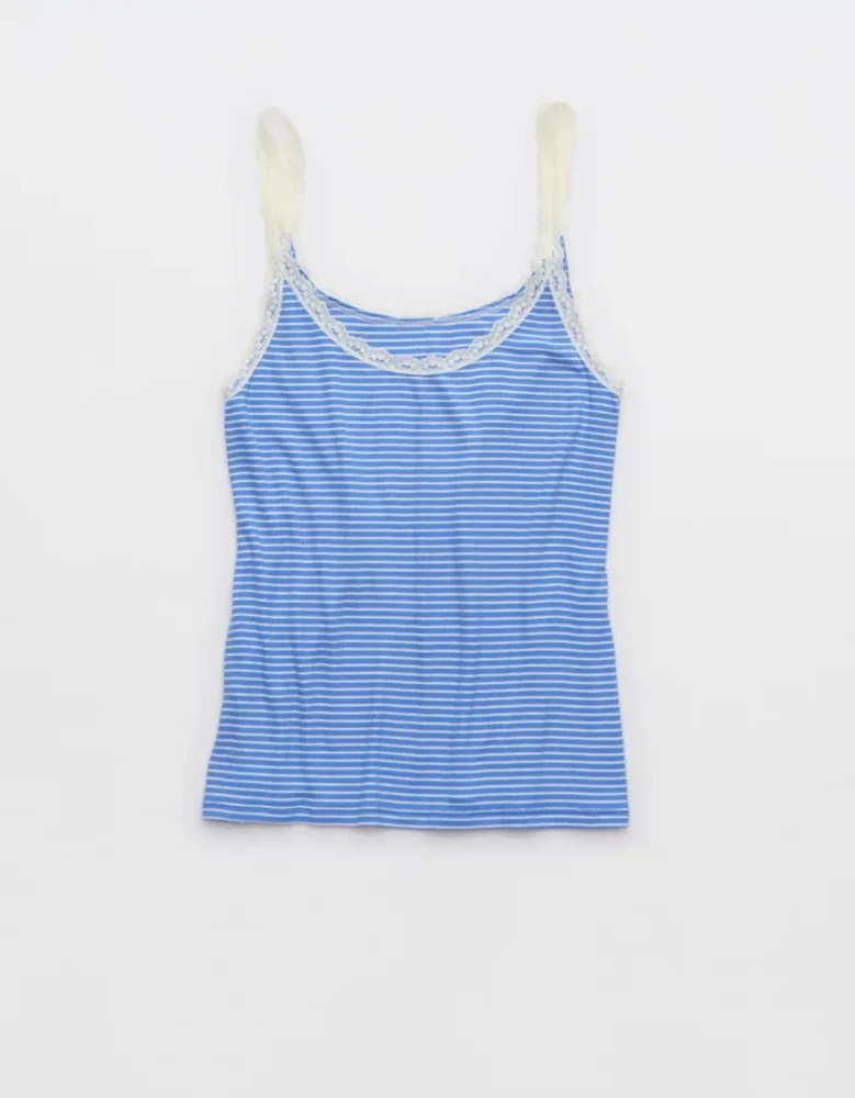 Aerie Real Soft® Lace Trim Tank