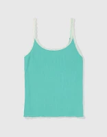 Aerie Real Soft® Lace Trim Tank