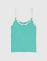 Aerie Real Soft® Lace Trim Tank