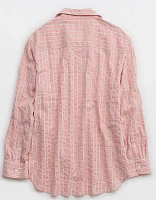 Aerie Off-Duty Seersucker Shirt