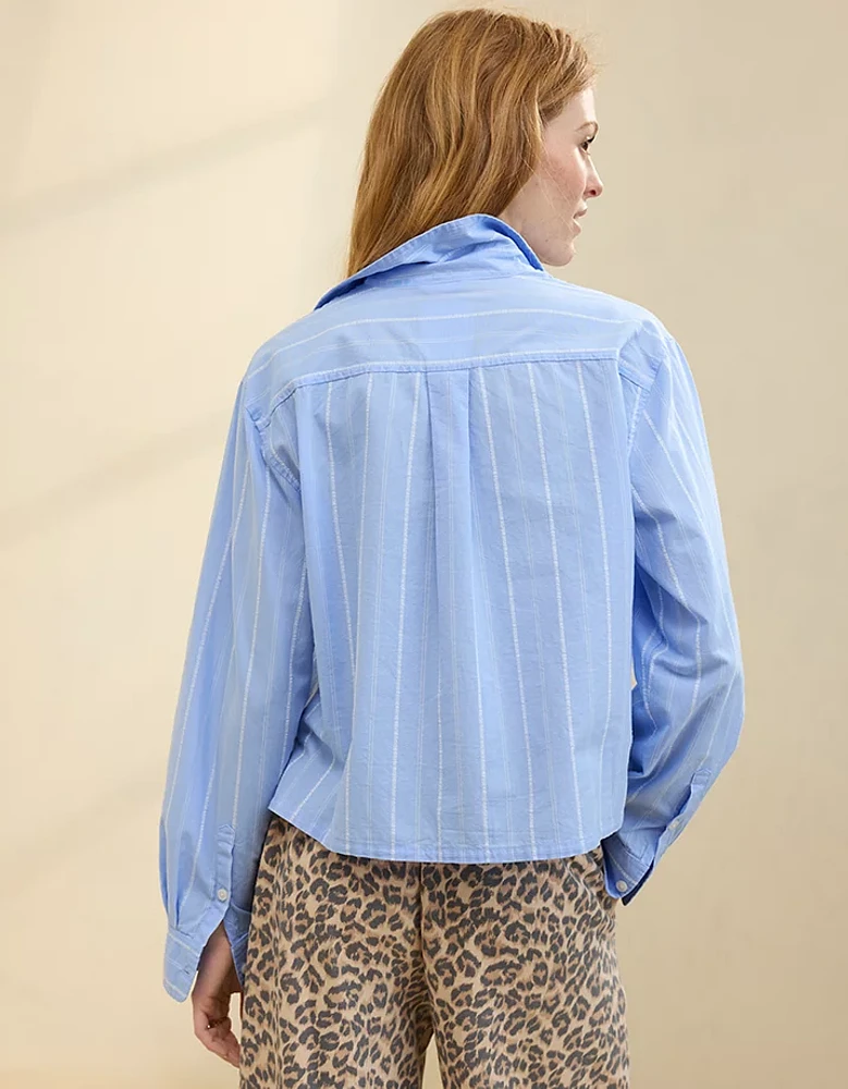 Aerie Off-Duty Poplin Pajama Shirt