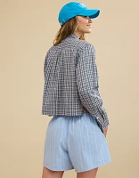 Aerie Off-Duty Seersucker Pajama Shirt