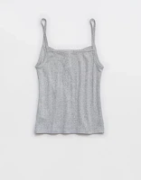 Aerie Off-Duty Pointelle Tank Top