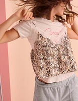 Aerie Off-Duty Satin Flirty Tank
