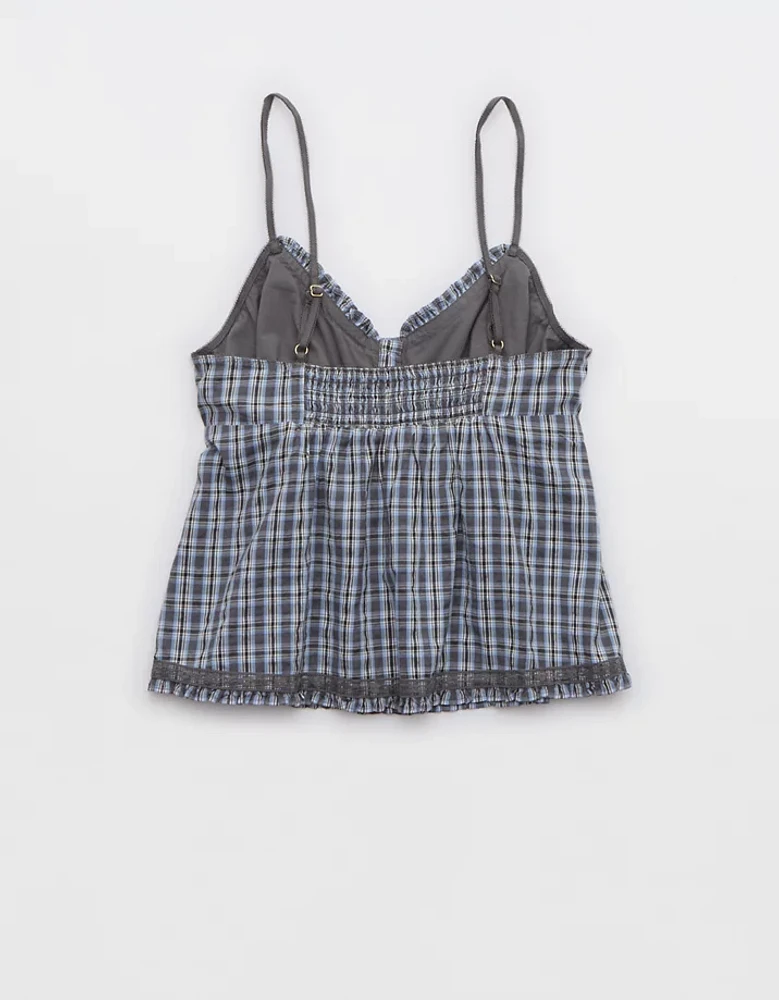 Aerie Off-Duty Seersucker Tank Top