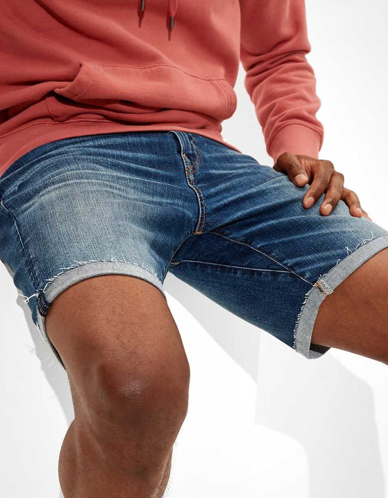AE AirFlex+ Patched Move-Free Athletic Denim Short