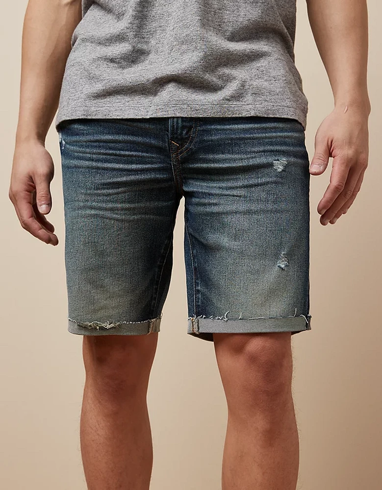 Short en denim rapiécé ultradoux de 9 po AirFlex+ AE